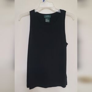 Ralph Lauren Elegant Black Tank Top